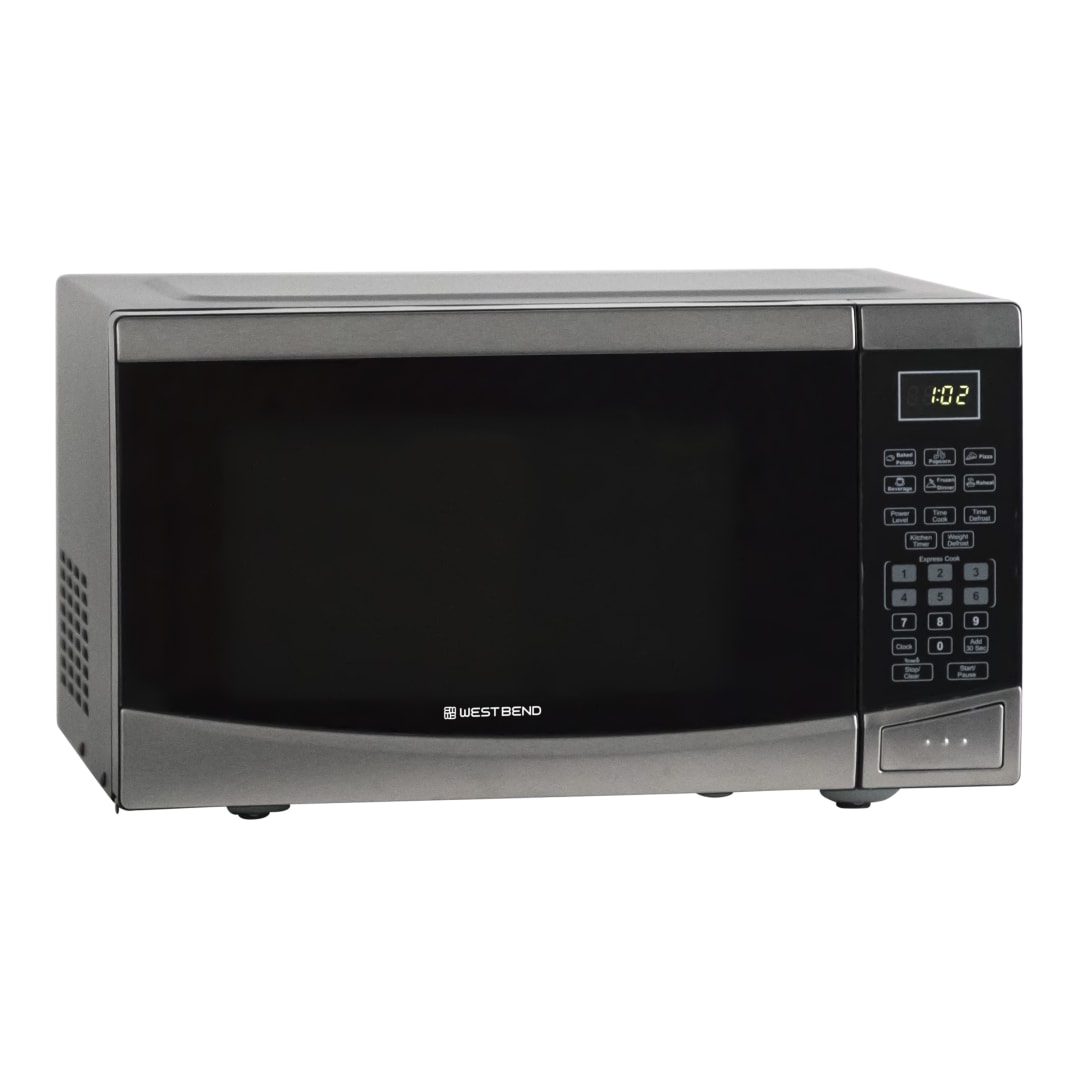 West Bend 0.9 cu. ft. Microwave Oven, in Stainless Steel (WBMW92S)