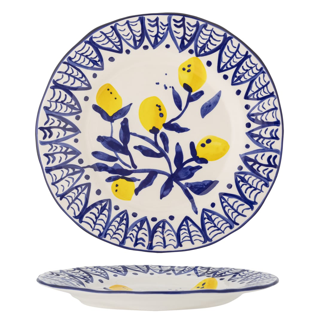 82061673 - Maxima Plate, Blue, Stoneware STOCK: 300