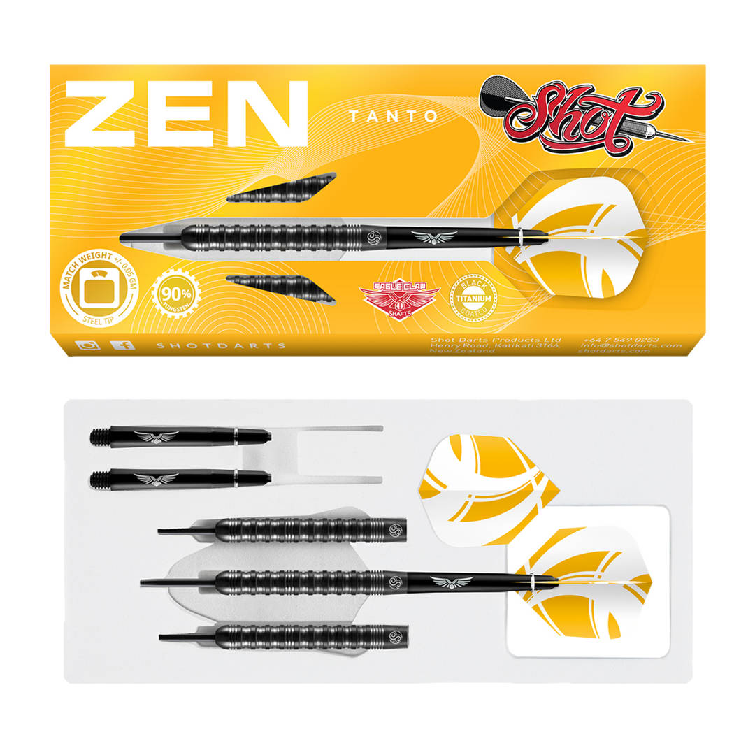 ZEN TANTO STEEL TIP DART SET 2