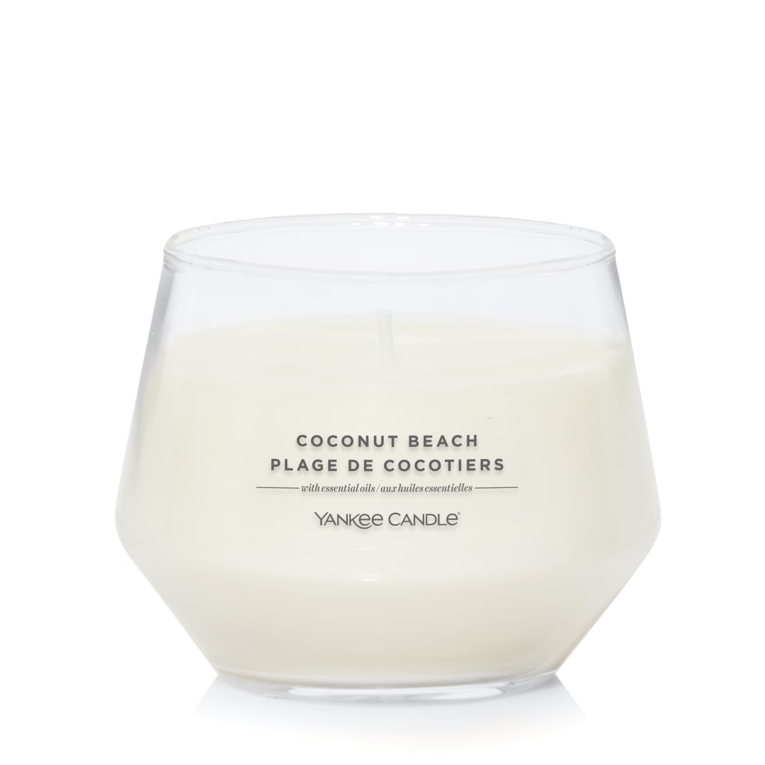 Bougie en pot parfumée Yankee Candle, Plage de cocotiers, collection Studio
