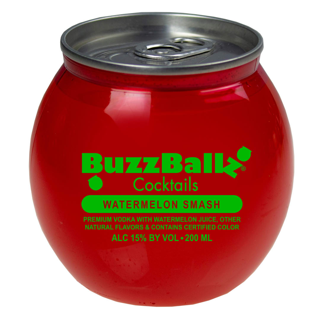 BuzzBallz Watermelon Smash Cocktails 200ml 30 Proof