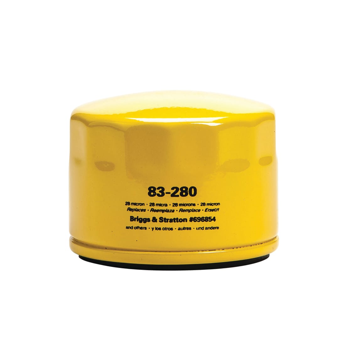 Extended-life oil filter for Briggs 695854.