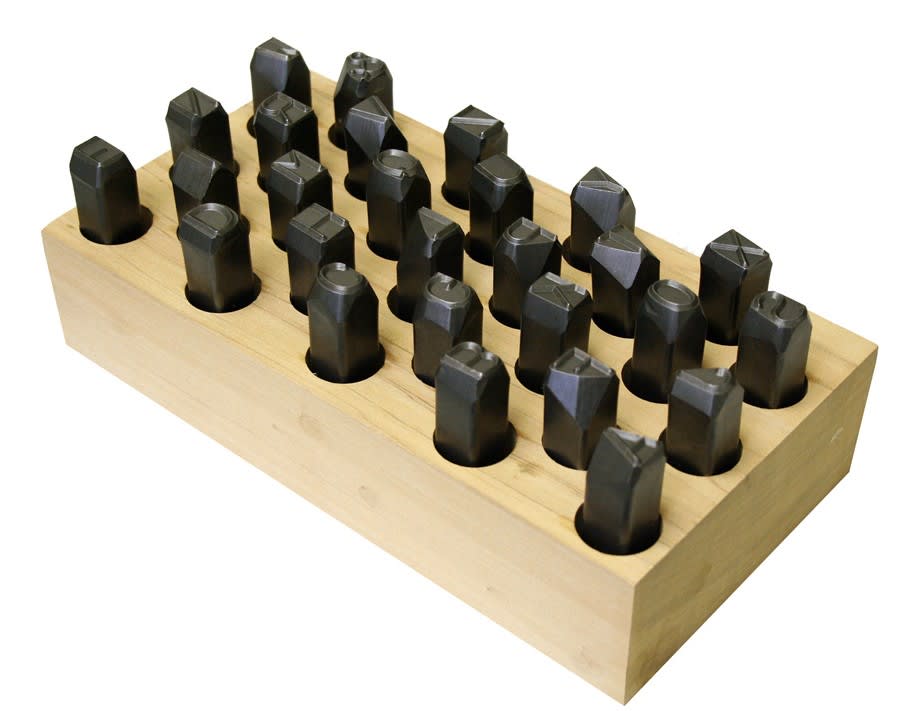 Stamp Set-1" Letter Heavy Duty 27 Pieces