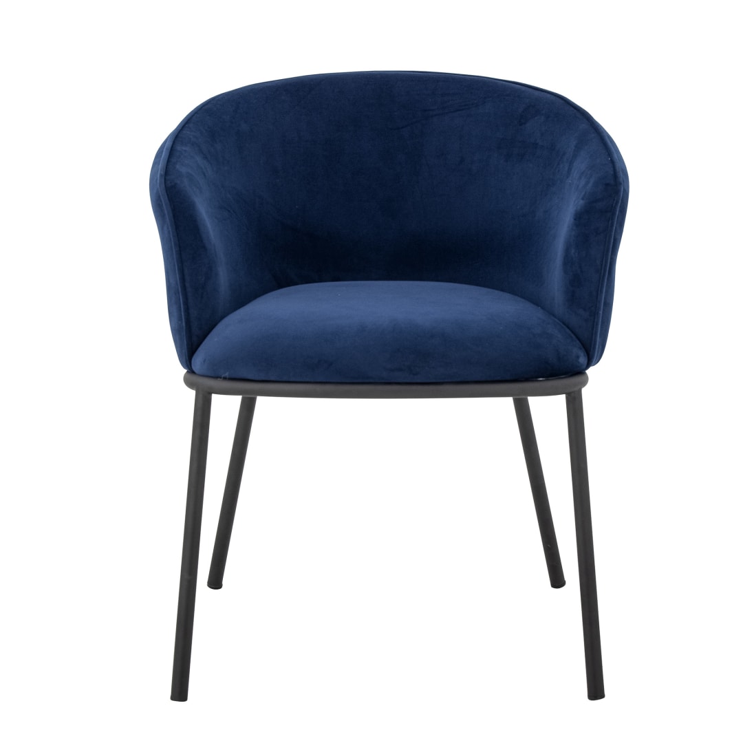 82064251 - Cortone Dining Chair, Blue, Recycled Polyester STOCK: 20