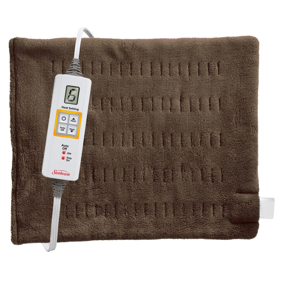 HEAT PAD SBMCN STD XPRS PLUSH.LCD6HS.BRN