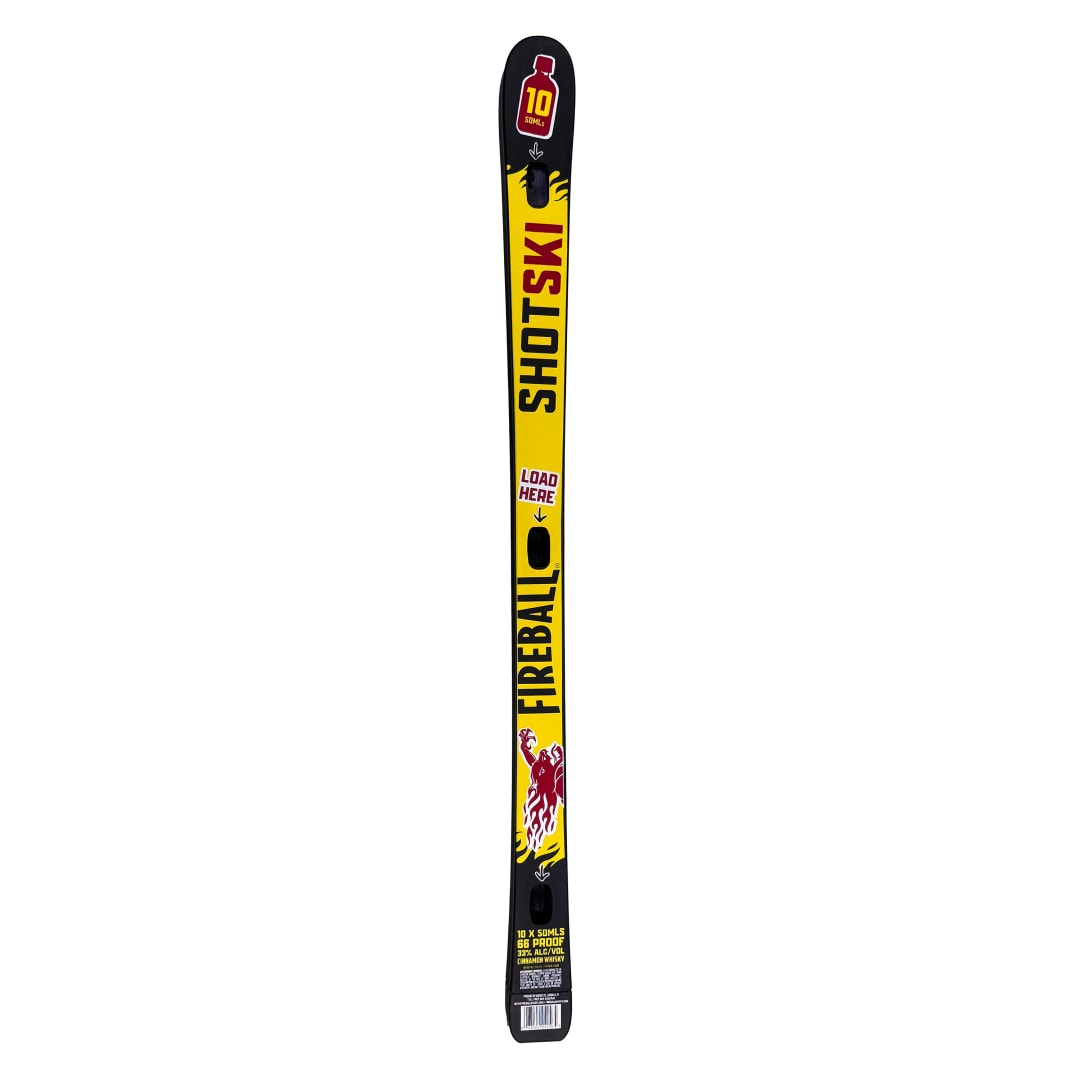 Fireball Shotski Cinnamon Whisky Shotski 10 Pack 50ml 66 Proof