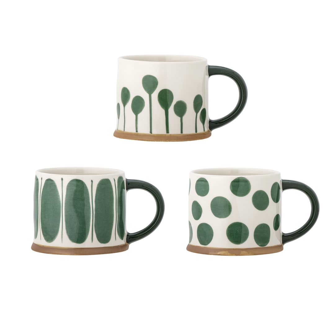 82060556 - Linora Mug, Green, Stoneware STOCK: 300