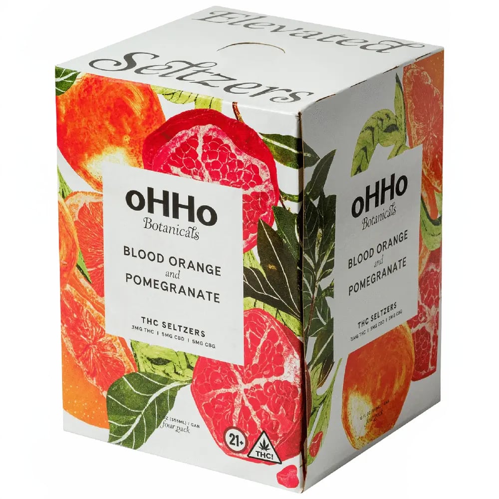 Ohho Blood Organic Pom Thc 3MG 6/4PK 12Z