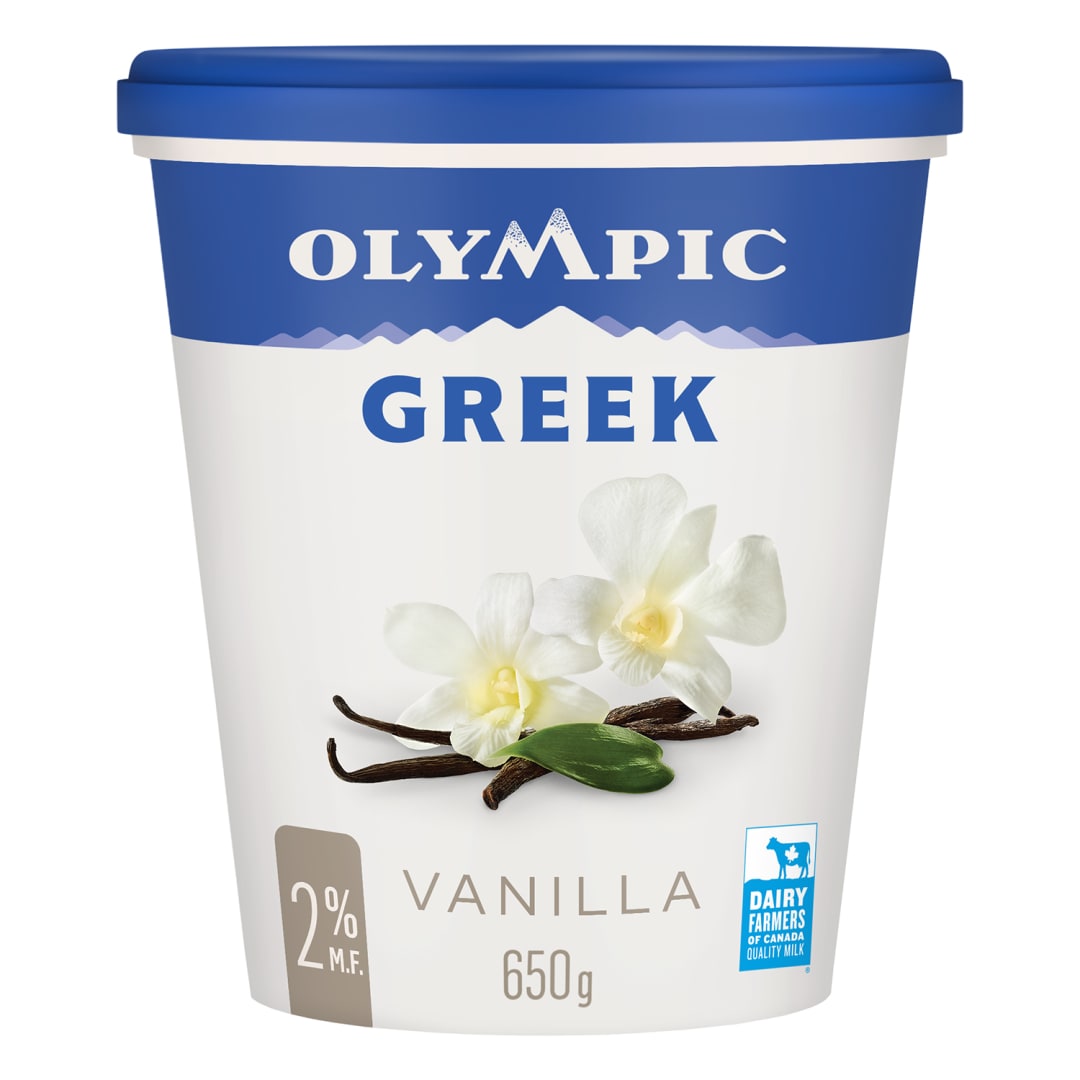 Olympic Greek Vanilla Yogurt 2%, 650g
