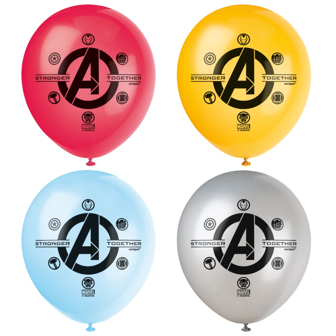 Avengers 12" Latex Balloons, 8ct
