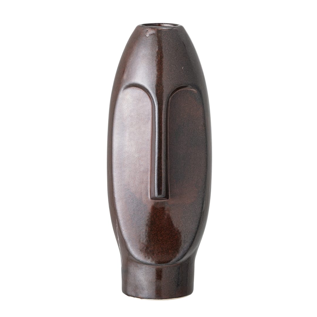 82047439 - Daviid Vase, Brown, Stoneware STOCK: 50