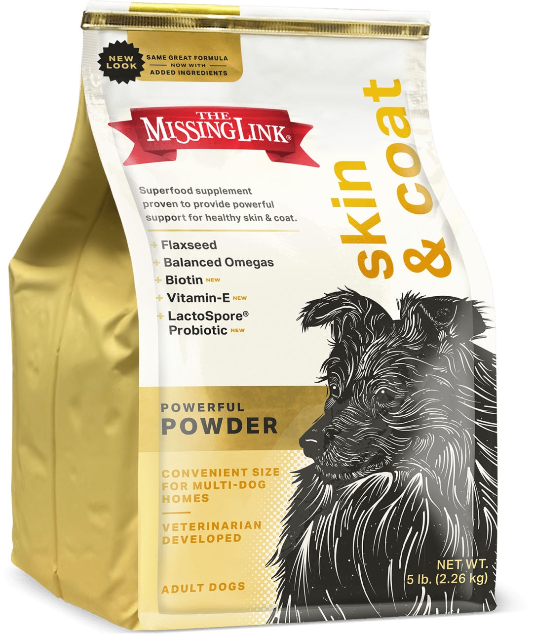Superfood Powders Skin & Coat Supplement for Dogs 5 lb Bag