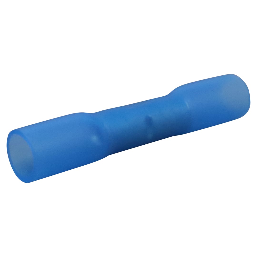 Terminal Specialty Blue Heat Shrink Butt Connector, Insulated 16-14 Gauge