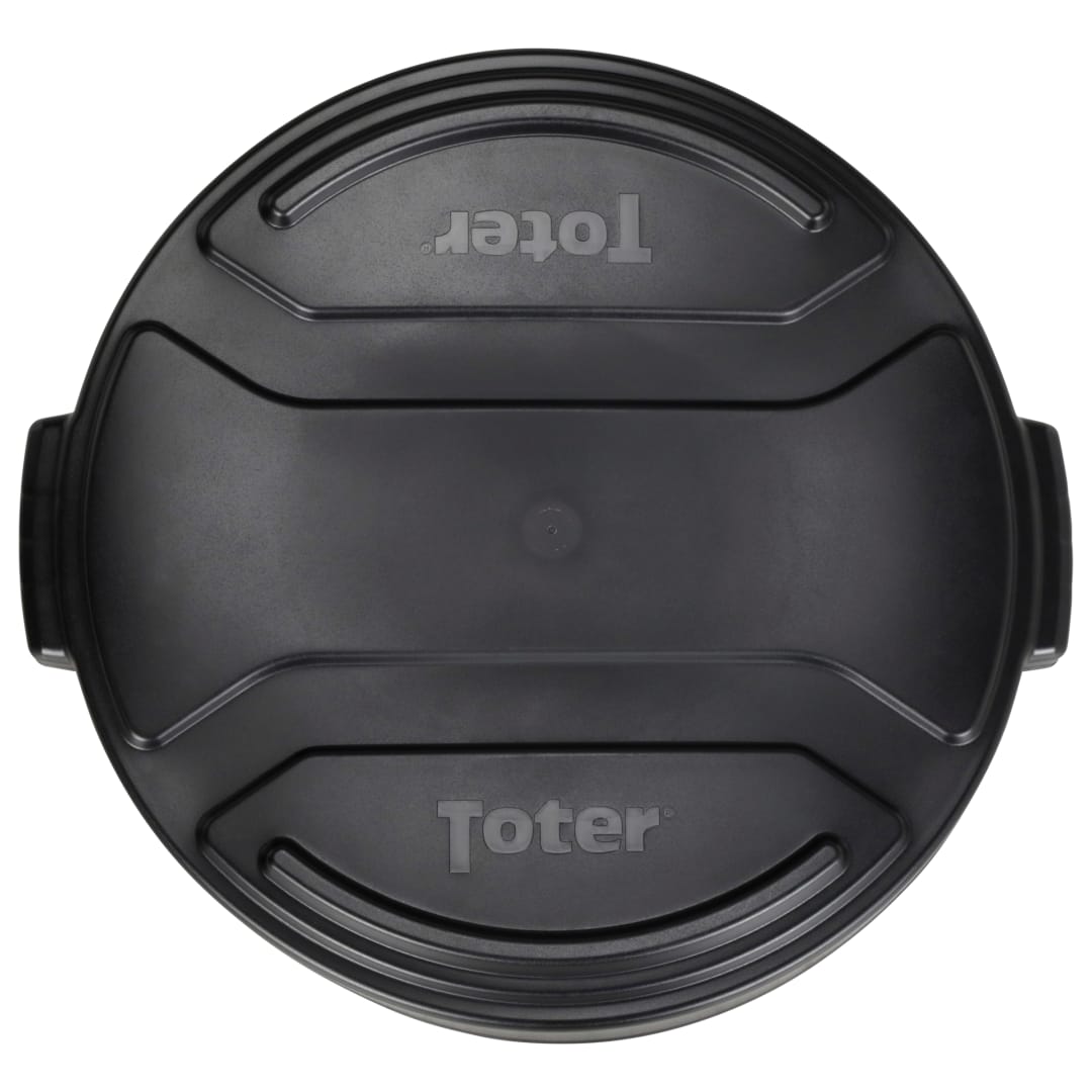 32 Gal. Round Trash Can Lid - Black
