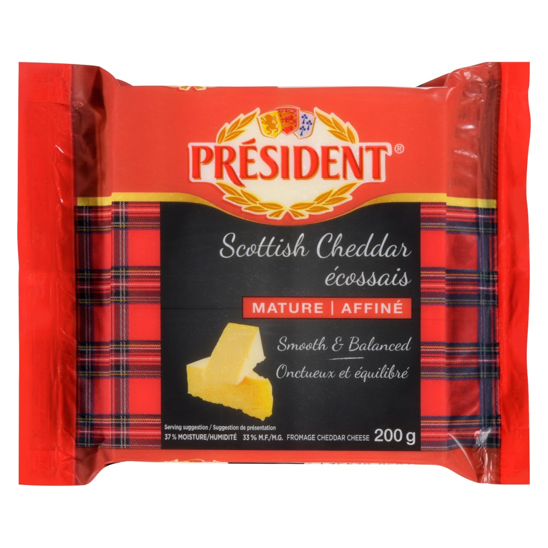 Président Mature Scottish Cheddar Cheese, 200g