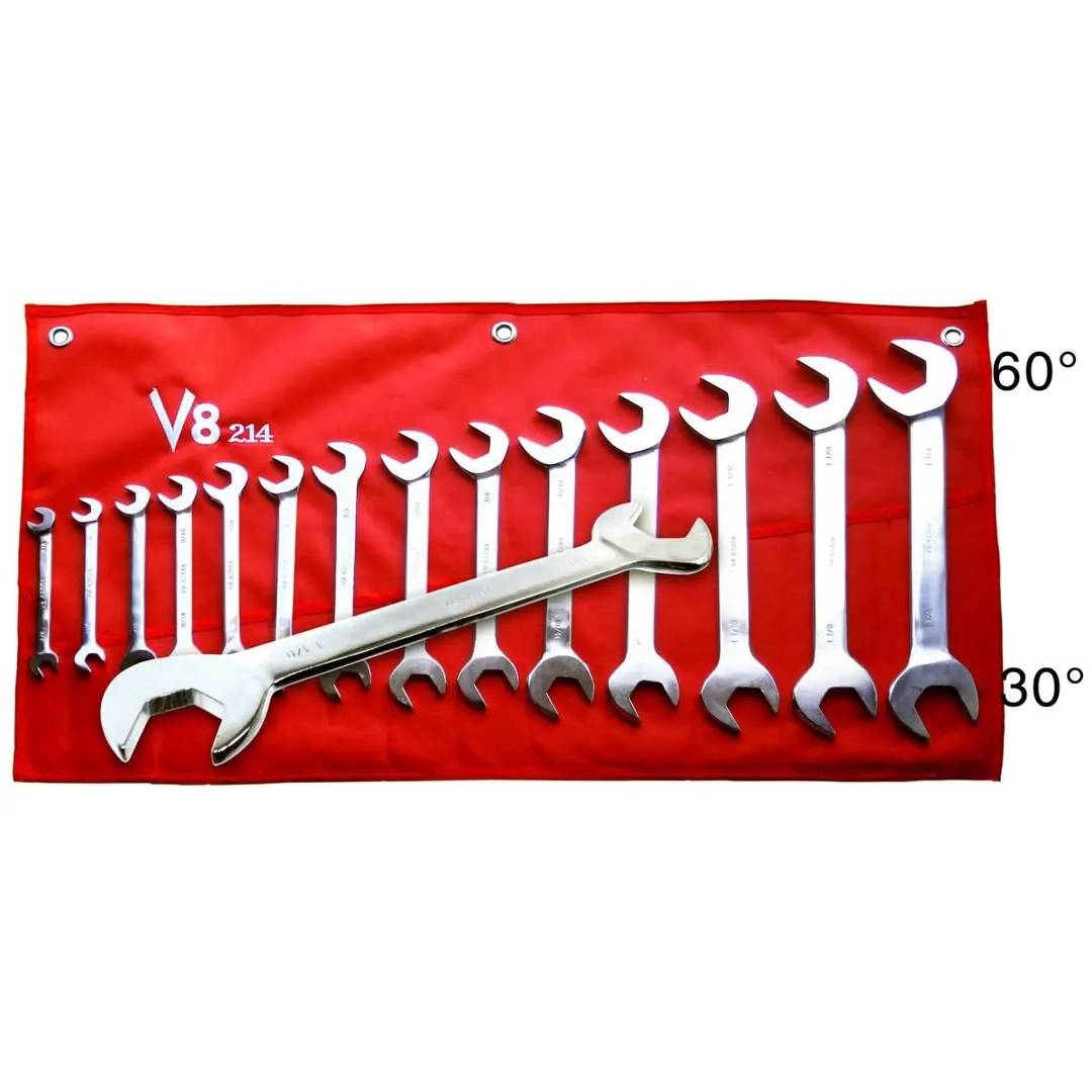 14 Piece Angle Wrench Set 3/8 - 1 1/4