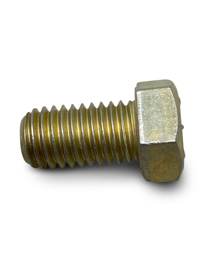 9/16-12 x 1" Hex Head Cap Screw USS Grade 8 Yellow Zinc