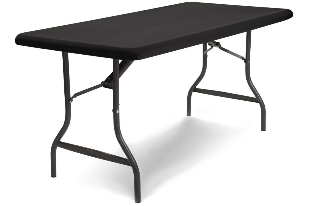iGear™ Fabric Table Top Cap Cover, Black - 6'