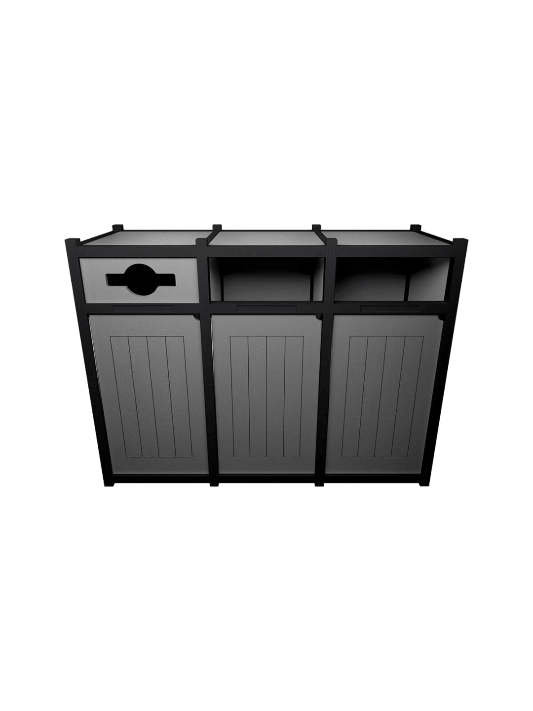  VISION - Triple - Unit - Mixed-Full-Full - Black-Grey