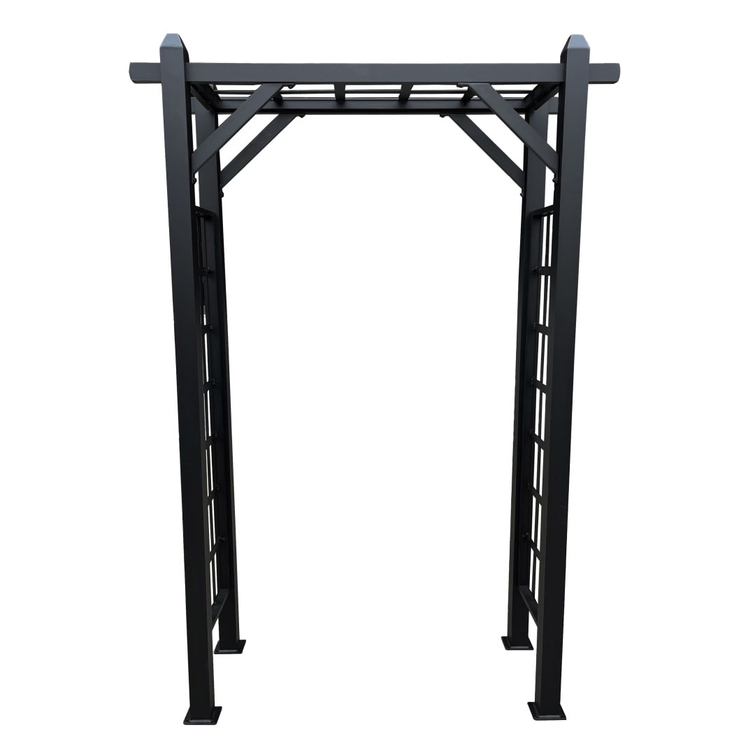 Black Modern Aluminum Garden Arbor Arch