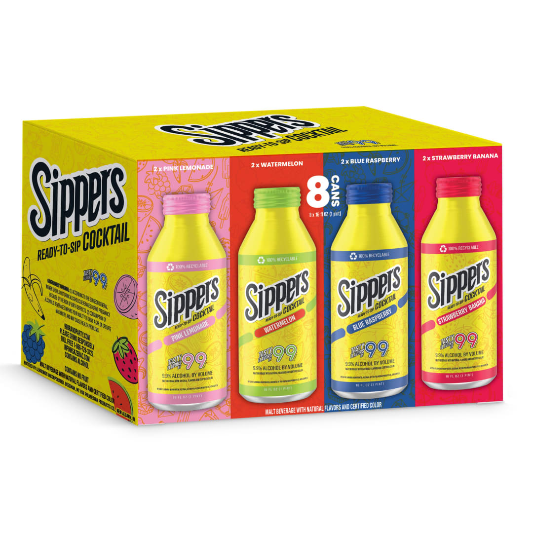 99 Brand Sippers Variety Malt Beverage 8 Pack 16fl oz 19.8 Proof