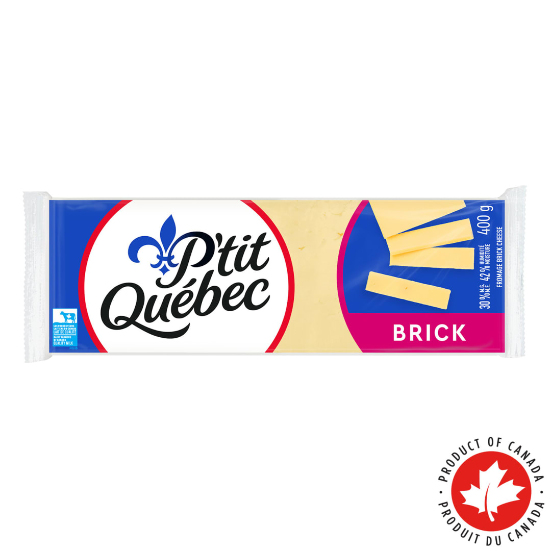 P'tit Québec Natural Brick Cheese, 400g
