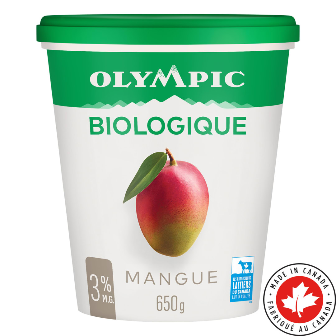 Olympic Organic Mango Yogurt 3%, 650g