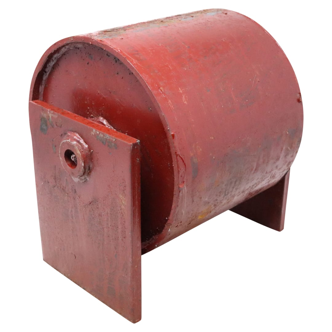 Wastebuilt® Replacement for Leach 8" x 8" Ground Roller with Axle with Side Plate