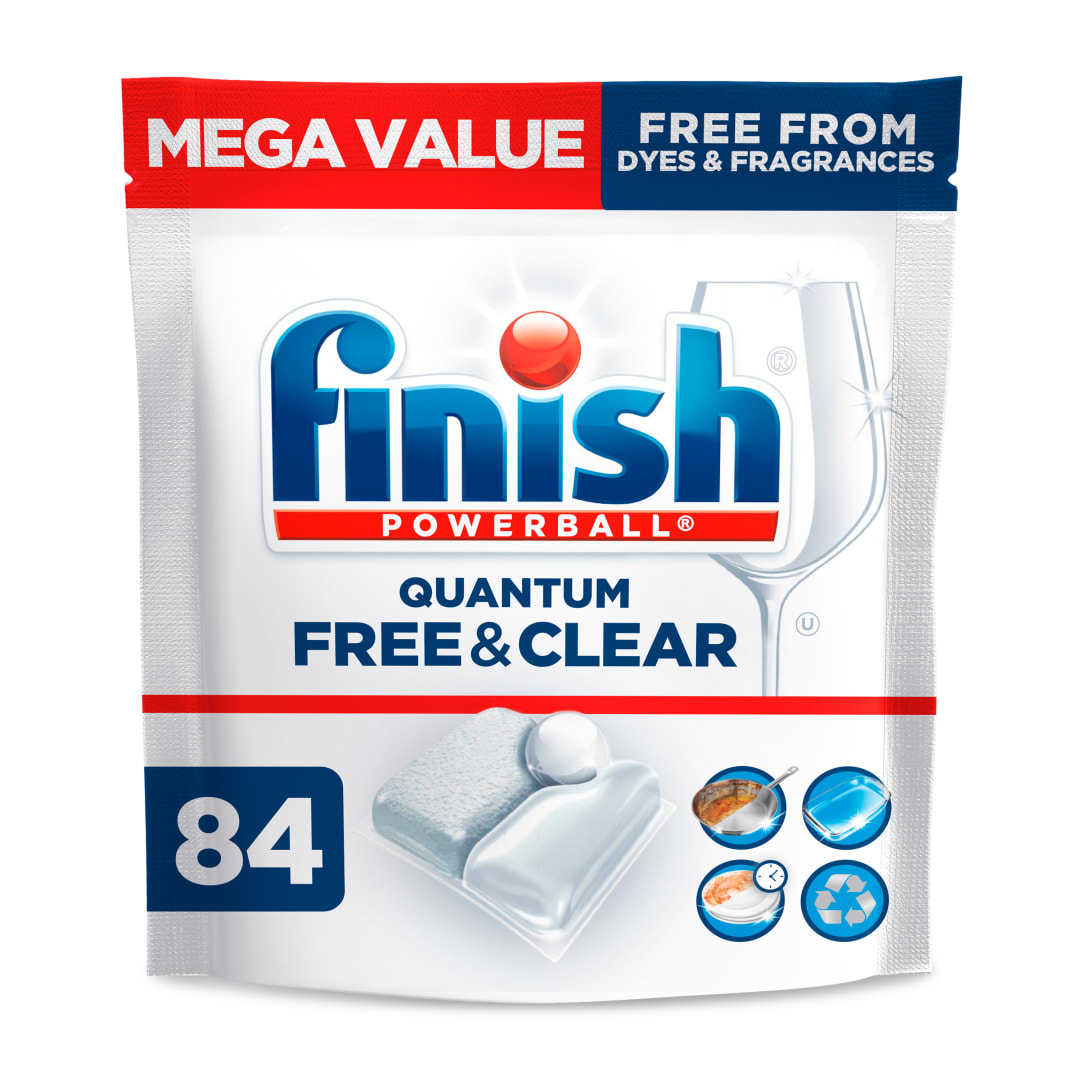 FINISH® Quantum Free & Clear 4/84 ct.