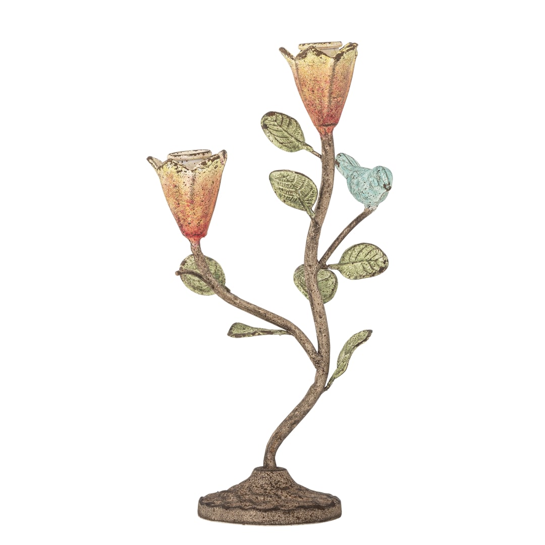 82072771 - Zaina Candle Holder, Multi, Iron STOCK: 300