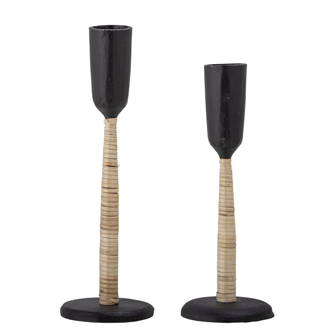 82059492 - Kesha Candle Holder, Black, Iron STOCK: 99