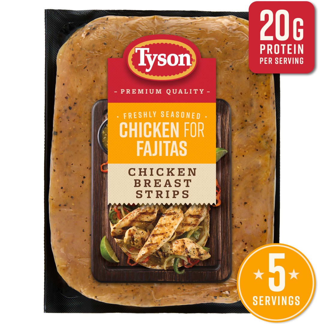 Tyson® Chicken Breast Strips, Seasoned for Fajitas