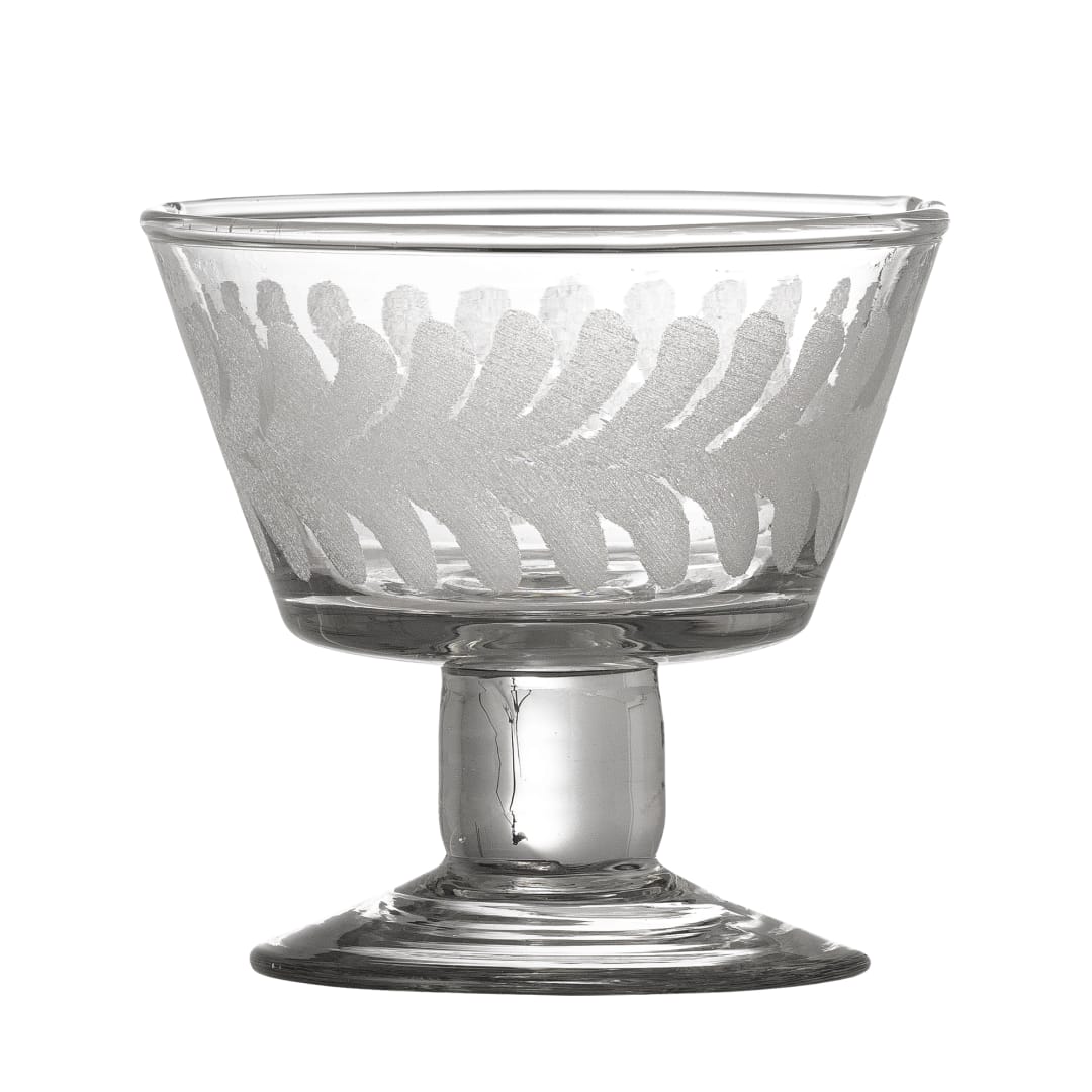 82068199 - Rika Bowl, Clear, Recycled Glass STOCK: 24