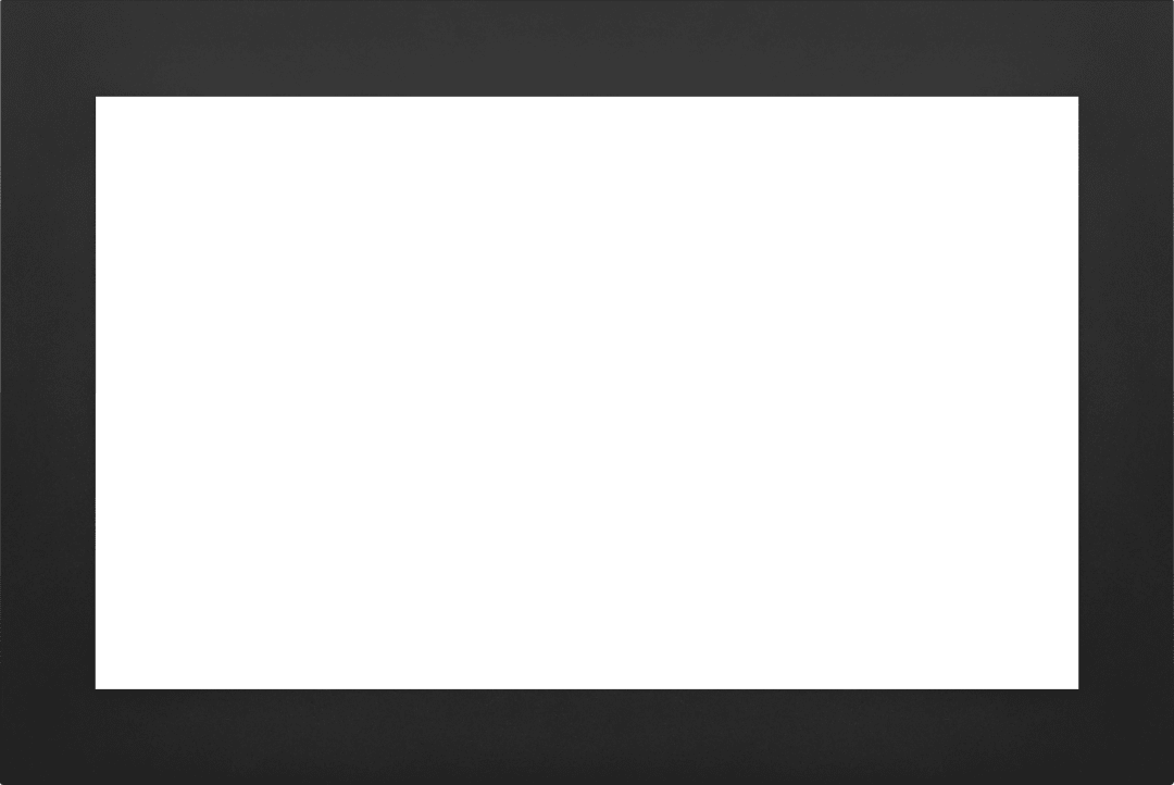 Faceplate - Small 4-Sided, 2.5" Black (for 4-Sided Backerplate) for Oakville™ 3 Series