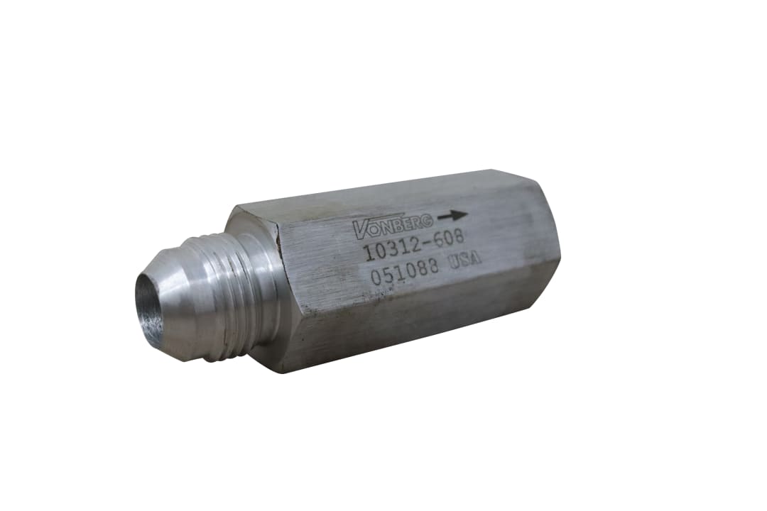 Wastebuilt® Replacement for Heil Inline Check, -08 Male JIC x -08 SAE Port