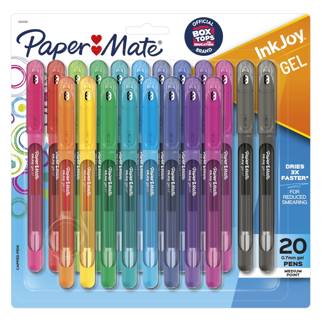 PM INKJ GEL 600ST 0.7 20CD F ASST