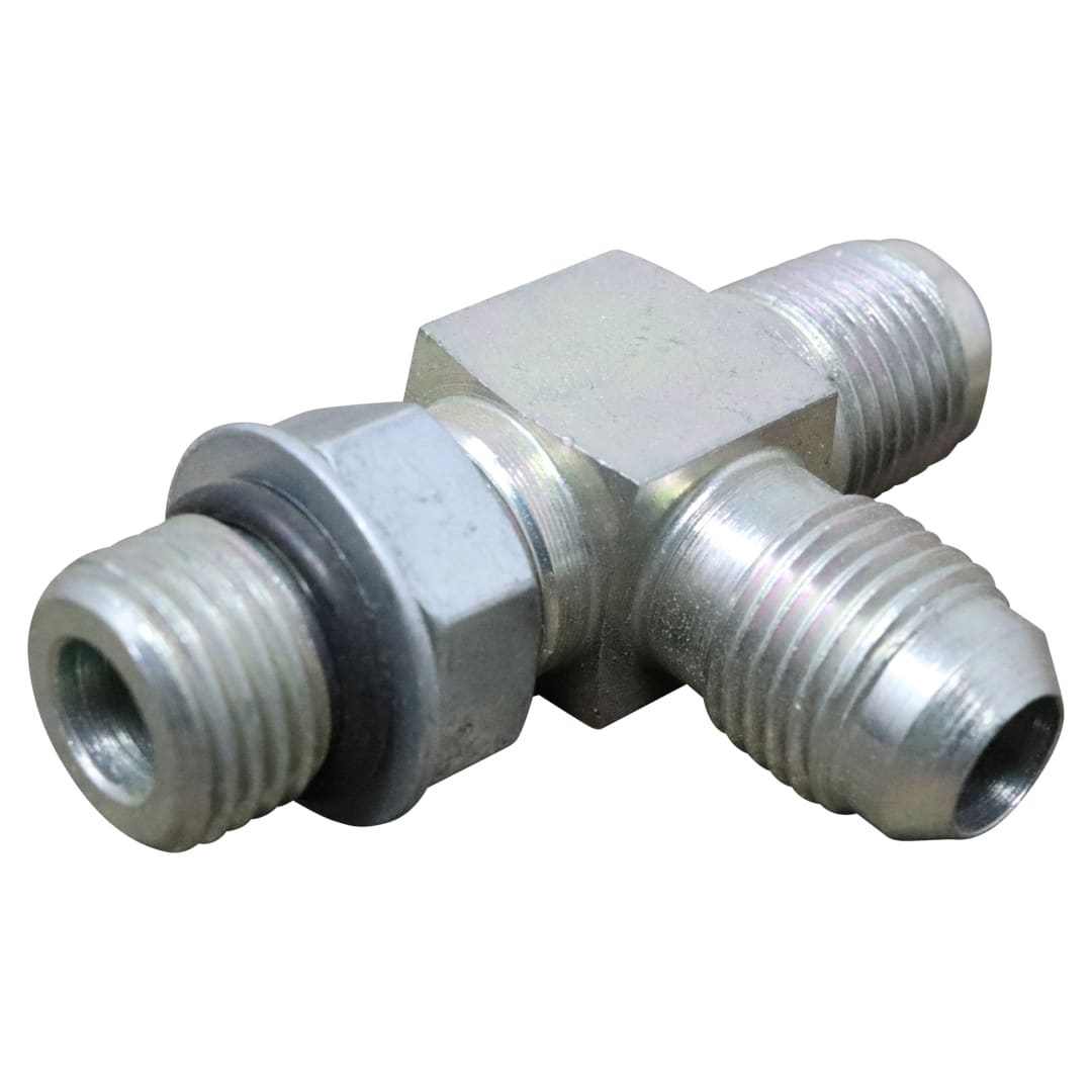 Wastebuilt® Replacement for Bayne Adapter, Male JIC - Male Adjustable O-Ring Boss - Male JIC Run Tee