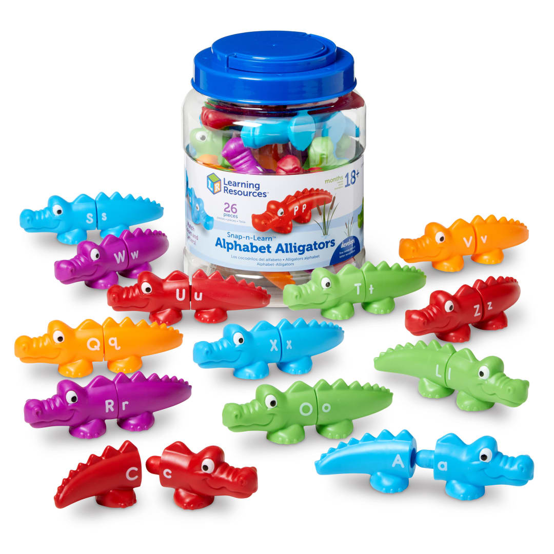 SNAP'N'LEARN(R) ALPHABET ALLIGATORS
