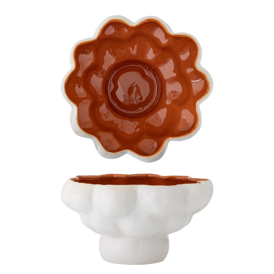 82062608 - Valkyrie Bowl, White, Stoneware STOCK: 243