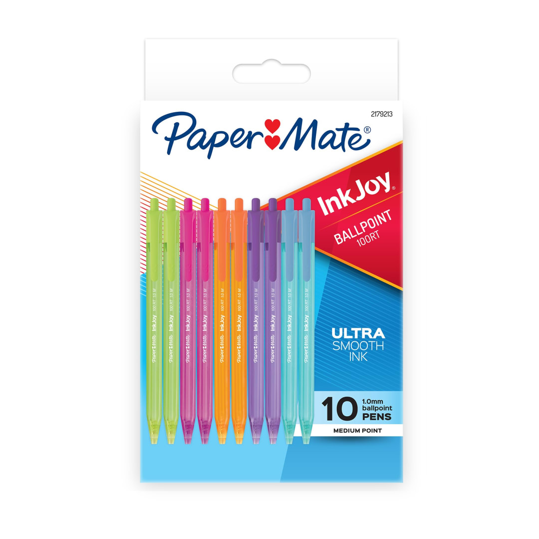 PM INKJOY 100RT 1.0 10CT FAS ASTD
