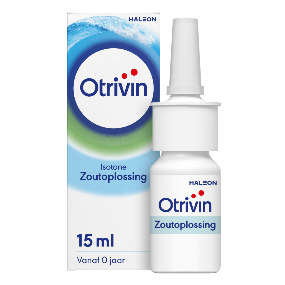Otrivin Zoutoplossing Neusspray bij een verstopte neus 15 ml