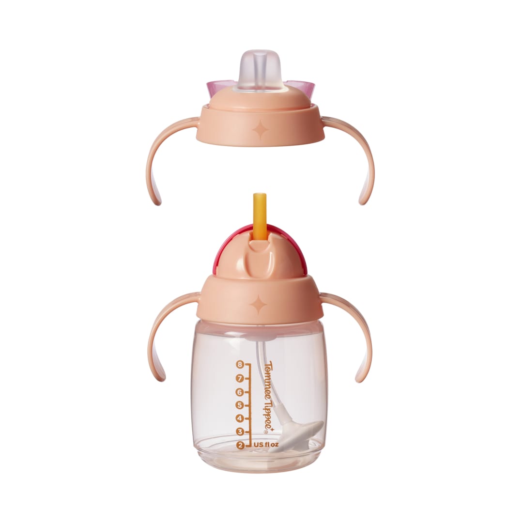 1X STARTER STRAW SPOUT 8OZ PINK