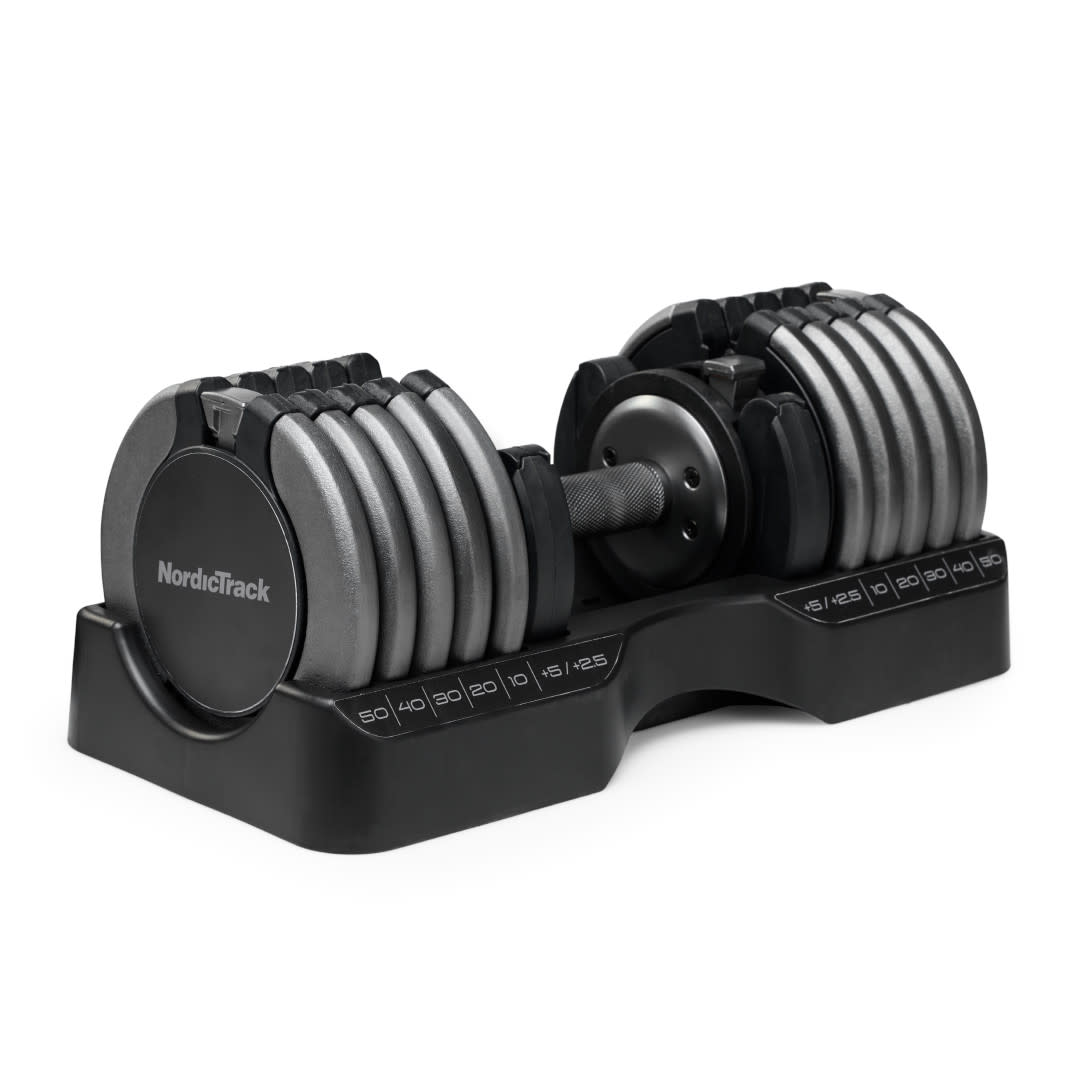 Single 55 lb Select-A-Weight Dumbbell