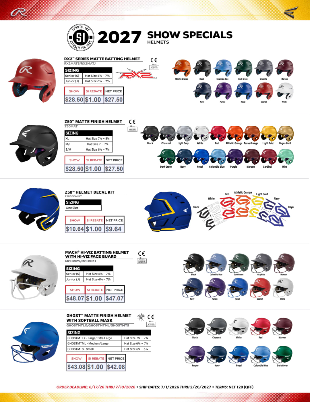 13. 2026 SI Show Specials – HELMETS