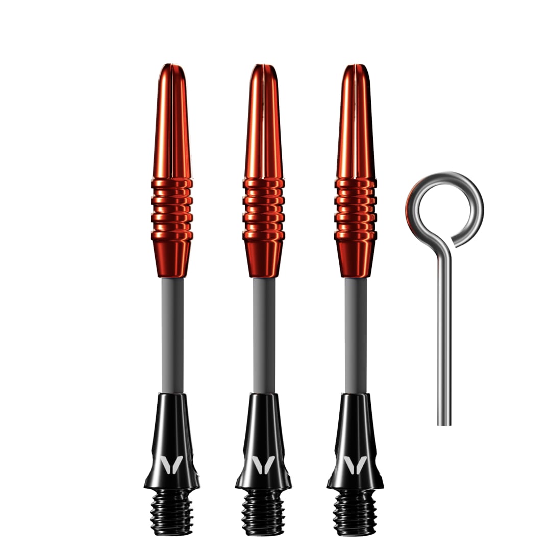 Viper Carbon Fiber Dart Shafts | InBetween | Red