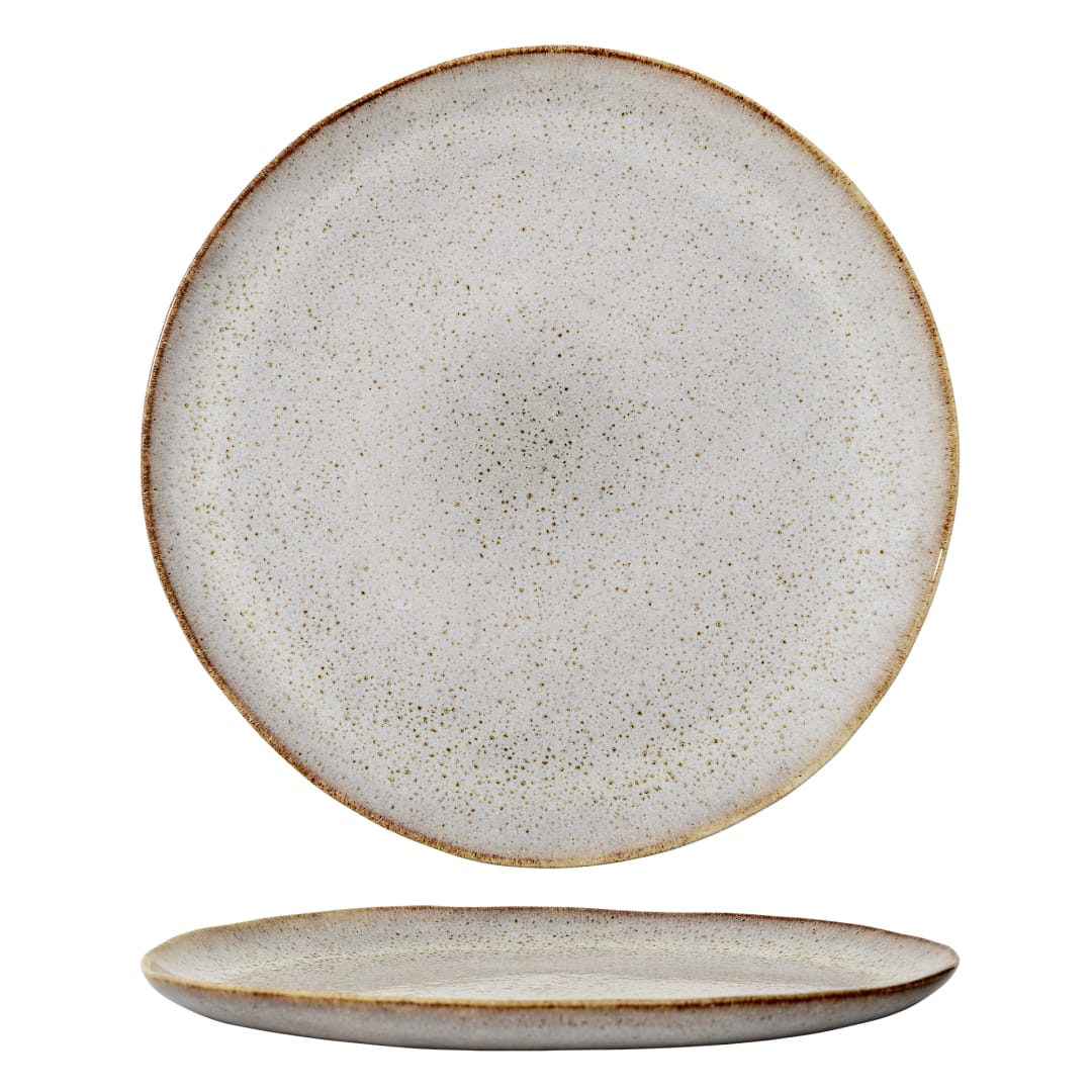17902758 - Sandrine Plate, Nature, Stoneware STOCK: 300