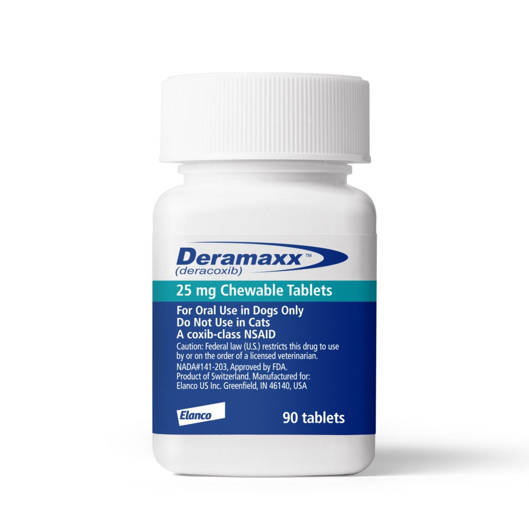 Deramaxx - 90 tablet bottle (25 mg)