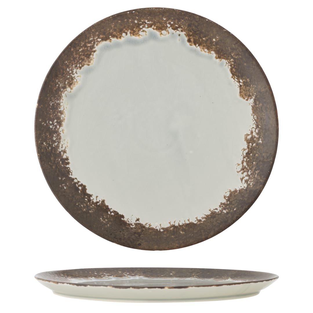 82061663 - Paula Plate, Brown, Stoneware STOCK: 300