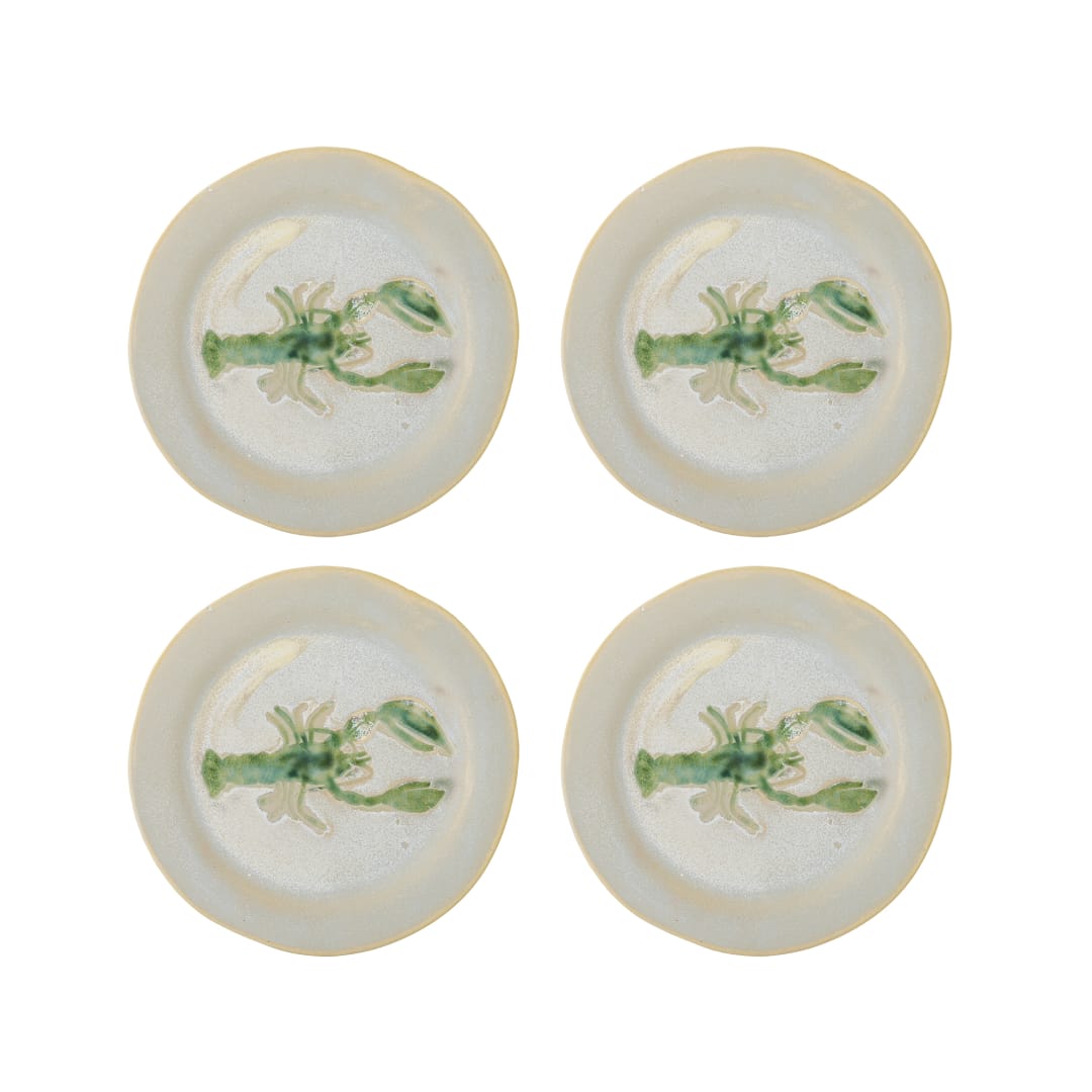 82072544 - Hadden Plate, Green, Stoneware STOCK: 217
