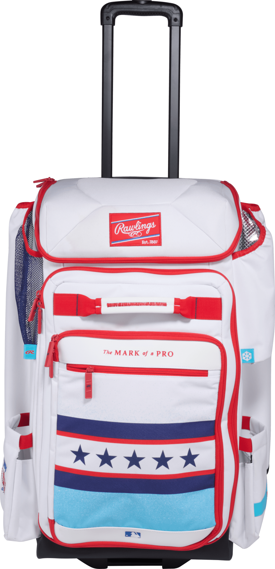Rawlings Americana Classic Gold Collection Wheeled Bag
